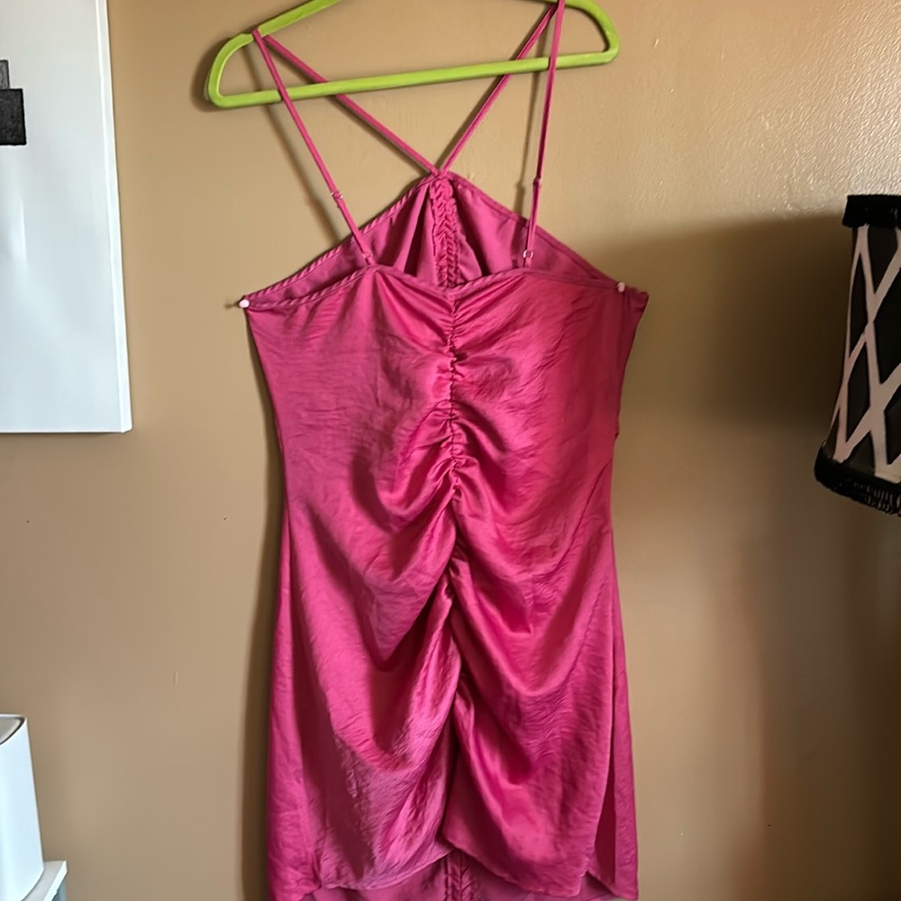 Pink Cocktail Dress adjustable